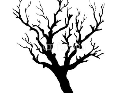 440x320 Tree Silhouette Wall Sticker
