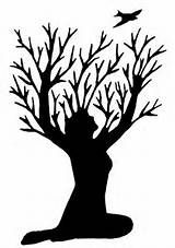 160x227 Silhouette Of A Woman Tattoo