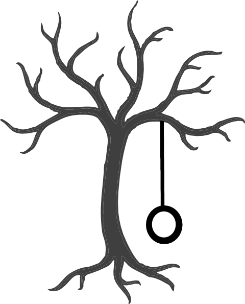 480x595 Tree With Tire Swing Clip Art