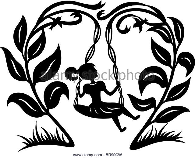 640x520 Young Girl On Tree Swing Black And White Stock Photos Amp Images