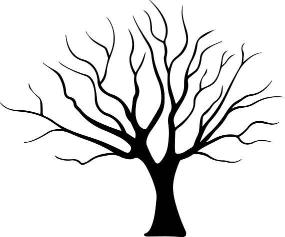 Tree Trunk Silhouette at GetDrawings | Free download