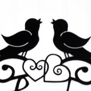 320x320 Tag For Love Bird Silhouette Two Love Birds Silhouette Live