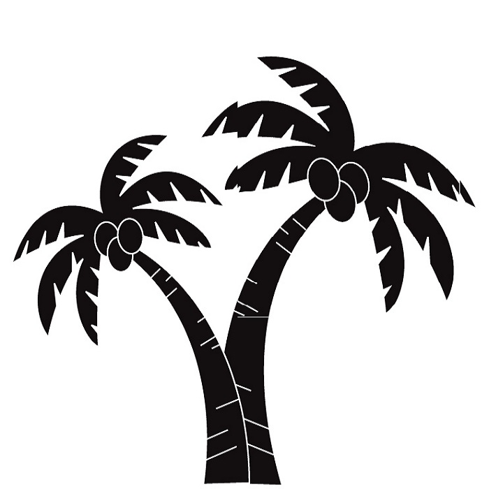 700x700 Impressive Clipart Palm Tree Care Bear Names Trees Silhouette Png