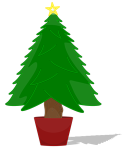 252x300 8131 Christmas Tree Silhouette Clip Art Public Domain Vectors