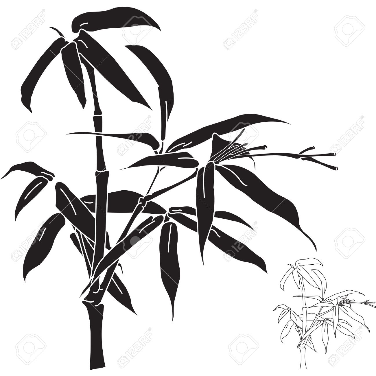 1300x1300 Bamboo Clipart Bamboo Tree