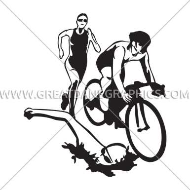 385x385 Triathlon Collage Production Ready Artwork For T Shirt Printing