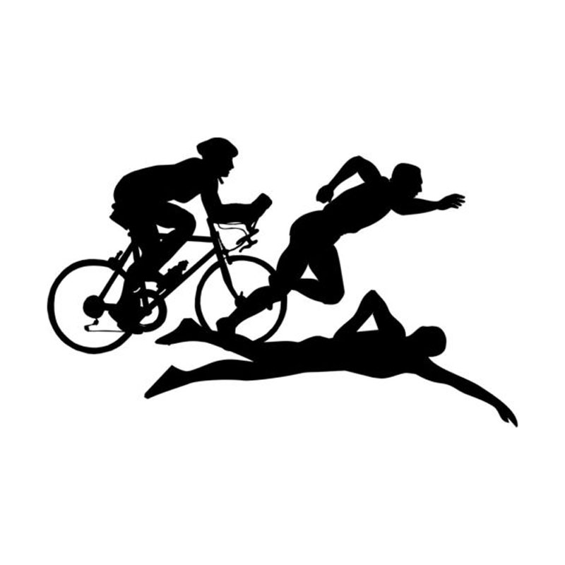 Triathlon Silhouette at GetDrawings | Free download