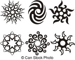 240x194 Tribal Silhouette Vector Clip Art Illustrations. 277 New Images