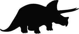 269x116 Triceratops Silhouette Silhouette Of Triceratops