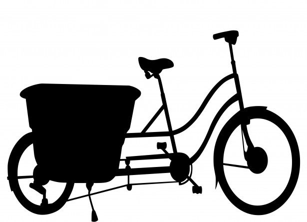 615x444 Bike Silhouette Free Stock Photo