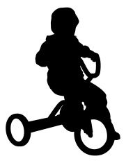 181x235 Stock Illustration 26118582 Silhouette Du Tricycle D