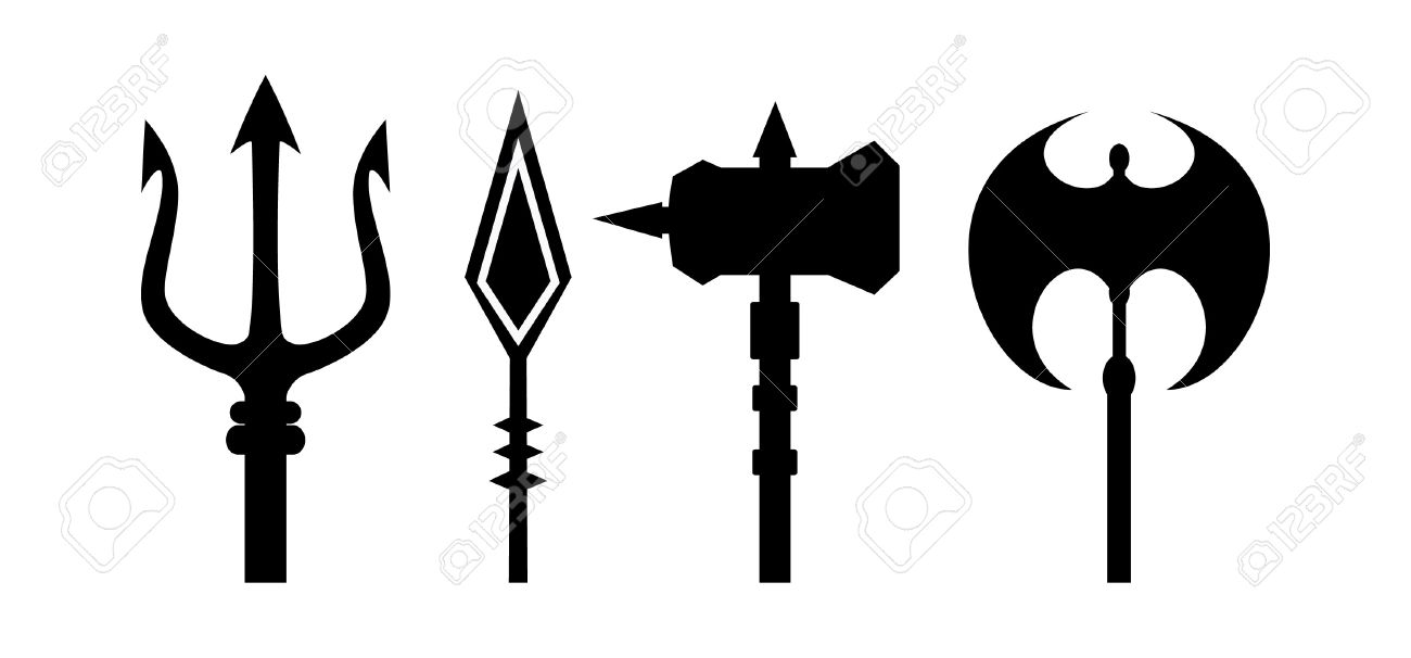 1300x606 Spear Clipart Trident'35598
