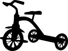 225x169 Tricycle Freezer Paper Stencil Ideas Freezer Paper