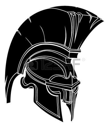 382x450 Warrior Clipart Trojan Head