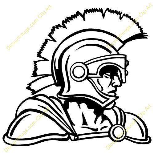 Trojan Head Silhouette at GetDrawings | Free download