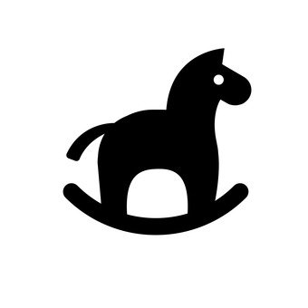 340x340 Free Silhouettes Baby, Toy, Icon, Item