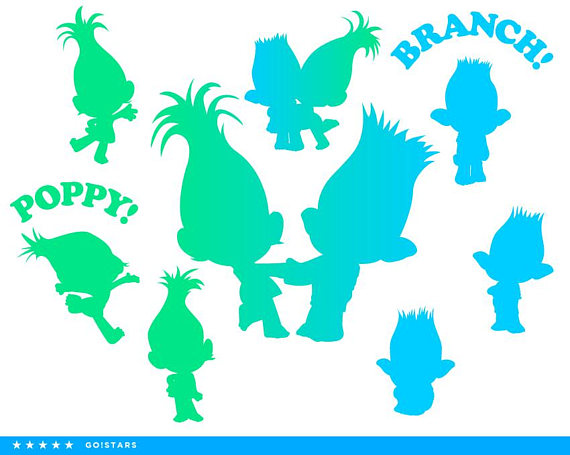 Trolls Silhouette at GetDrawings | Free download