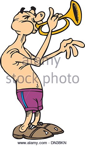 274x470 Trombone Player Silhouette Stock Photo 104870245