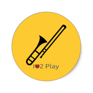 307x307 Trombone Cartoon Craft Supplies Zazzle