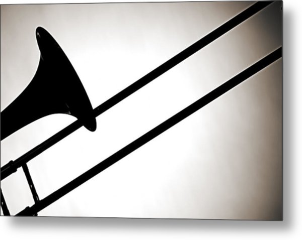 600x478 Trombone Silhouette Isolated Photograph By M K Miller