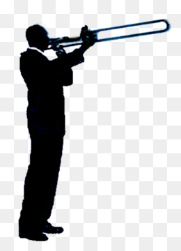 260x360 Free Download Silhouette Trombone Jazz Trumpet Clip Art
