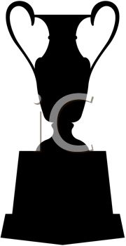 180x350 Silhouette Of A Big And Fancy Trophy Cup Awarded To The Winner