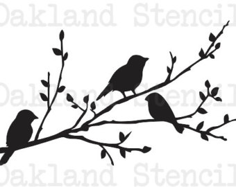 340x270 Bird Stencils Etsy