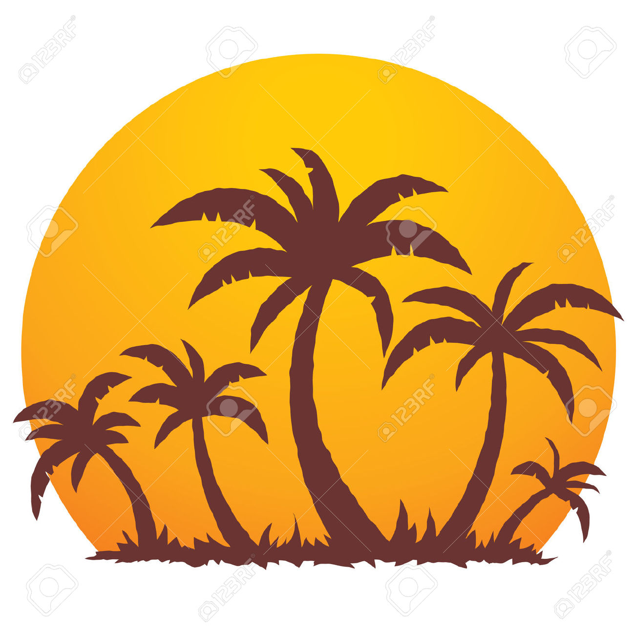 1300x1300 Vacation Clipart Tropical Tree