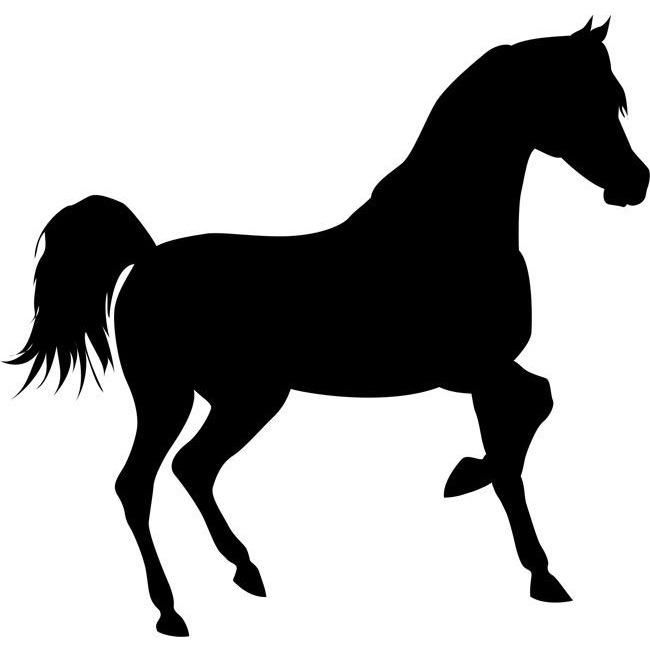 650x650 Trotting Horse Stencil Stenciling, Crafty And Horse