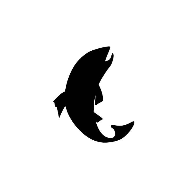 660x660 Silhouette Of A Trout