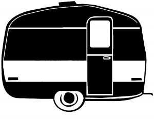 300x232 Camper Trailer Car Or Truck Window Decal Sticker