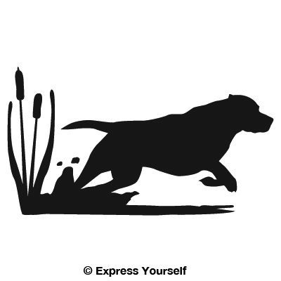 400x400 The Get It Boy! Lab Hunting Dog Decal Will Look Great On Your