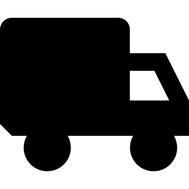 626x626 Truck With Small Window Silhouette Icons Free Download