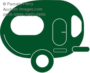 300x244 Camper Silhouette Clipart Amp Stock Photography Acclaim Images