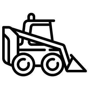283x283 Loader Truck Silhouette Silhouette Of Loader Truck