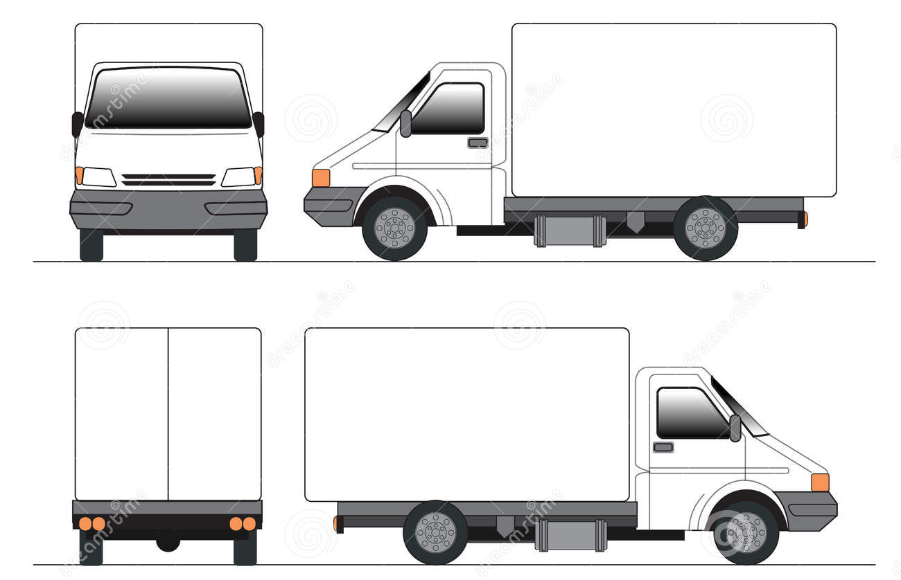 1300x838 Truck Front View Clipart