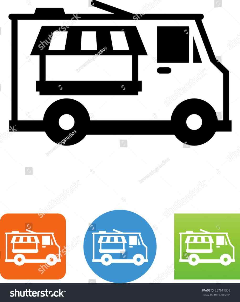 1006x1264 The Images Collection Of Royaltyfree Food Truck Silhouette Icon