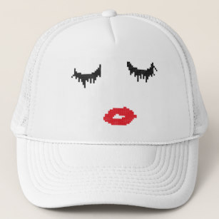 307x307 Fashion Model Face Trucker Hats Zazzle
