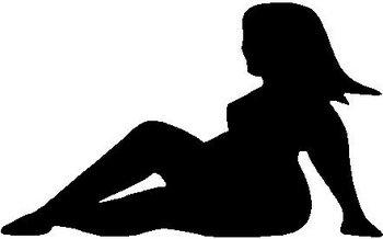 350x218 Trucker Girl, Vinyl Cut Decal