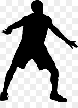 260x360 Silhouette Basketball Player