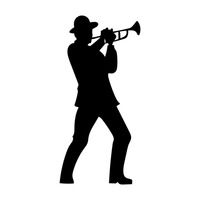 200x200 Black Silhouette Silhouettes Man Men Guy Guys Human People Person