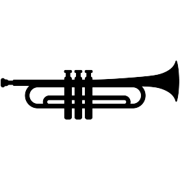 263x262 Free Svg Trumpet Silhouette