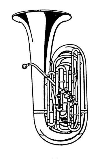 Tuba Player Silhouette at GetDrawings | Free download