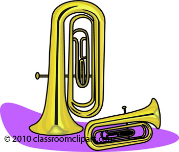 350x298 Free Tuba Player Clipart