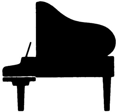 400x376 Free Clipart Musical Instruments Silhouette Collection
