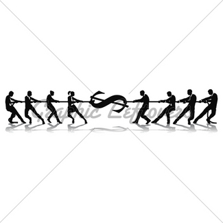 325x325 Tug Of War Dollar Money Concept Gl Stock Images