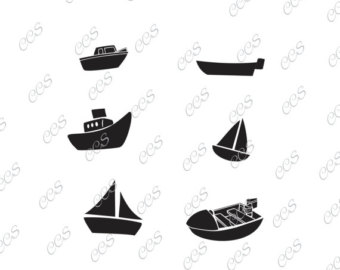 340x270 Boat Vector Etsy
