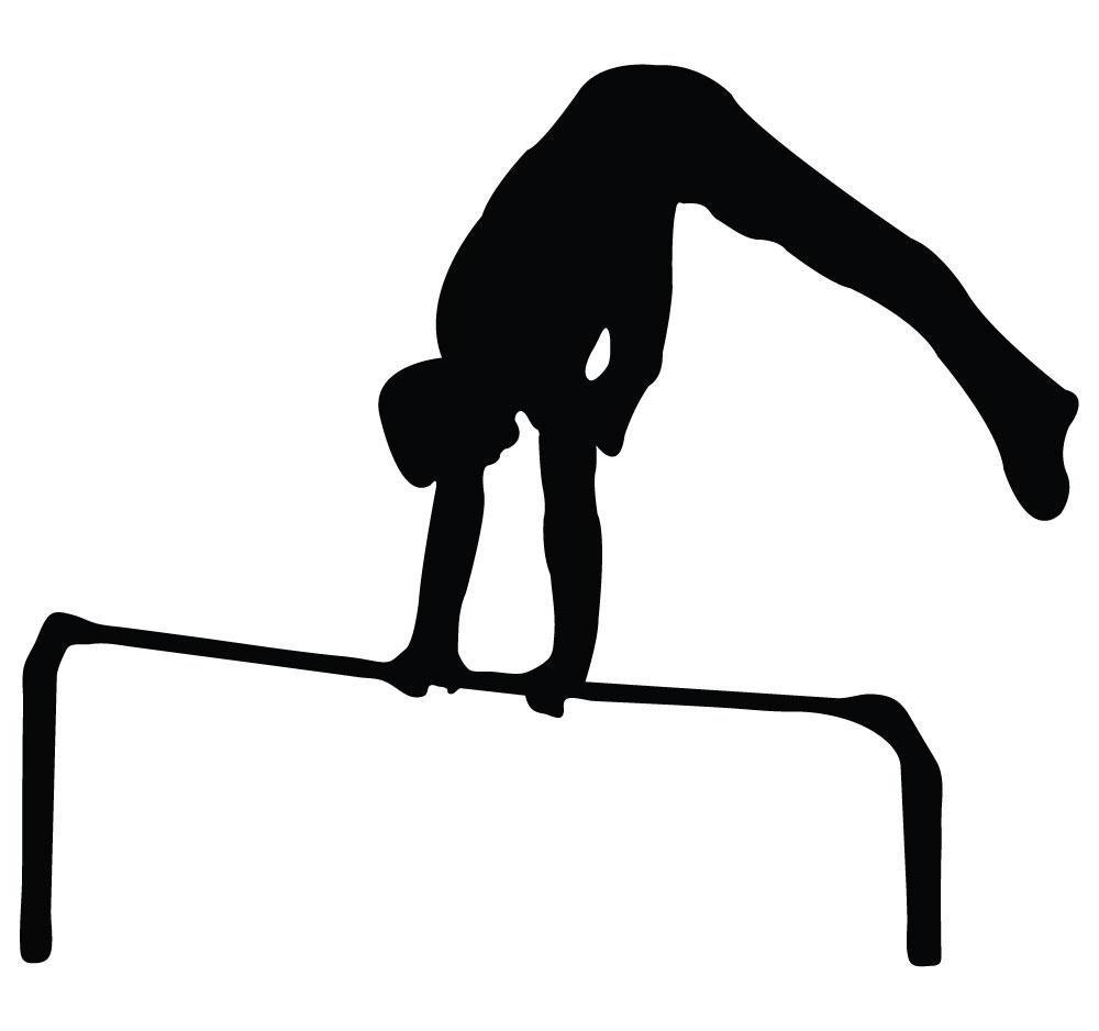 1000x938 Top 10 Gymnastics Clipart Silhouette Bars Cdr