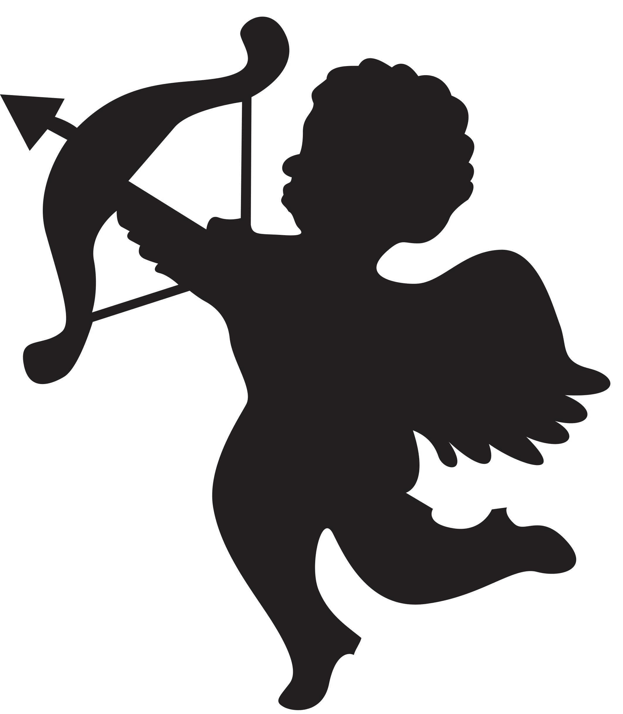 2125x2432 Cupid Clipart Silhouette 3207669