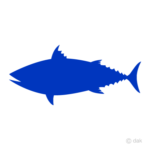 480x480 Free Tuna Of Blue Silhouette Cartoon Amp Clipart